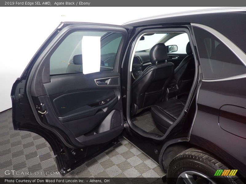 Agate Black / Ebony 2019 Ford Edge SEL AWD