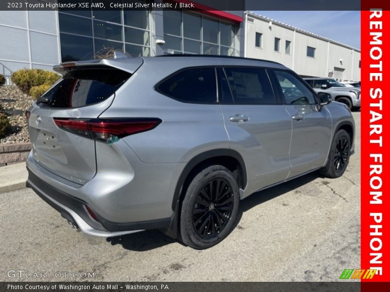 Celestial Silver Metallic / Black 2023 Toyota Highlander XSE AWD