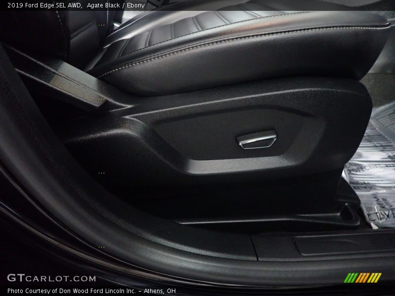 Agate Black / Ebony 2019 Ford Edge SEL AWD