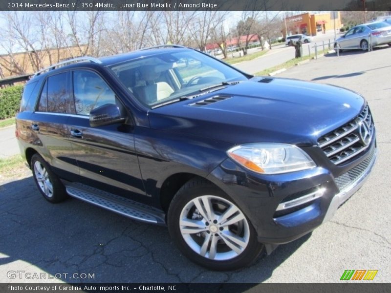 Lunar Blue Metallic / Almond Beige 2014 Mercedes-Benz ML 350 4Matic