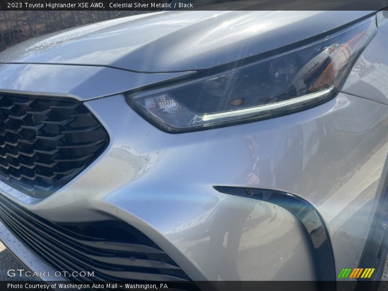 Celestial Silver Metallic / Black 2023 Toyota Highlander XSE AWD