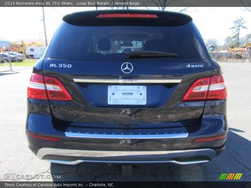 Lunar Blue Metallic / Almond Beige 2014 Mercedes-Benz ML 350 4Matic