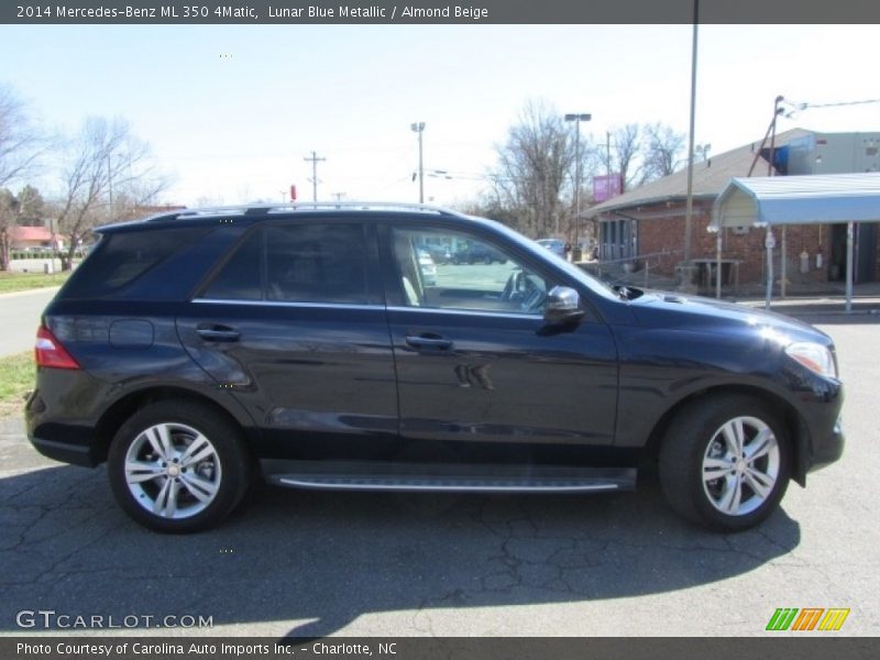 Lunar Blue Metallic / Almond Beige 2014 Mercedes-Benz ML 350 4Matic