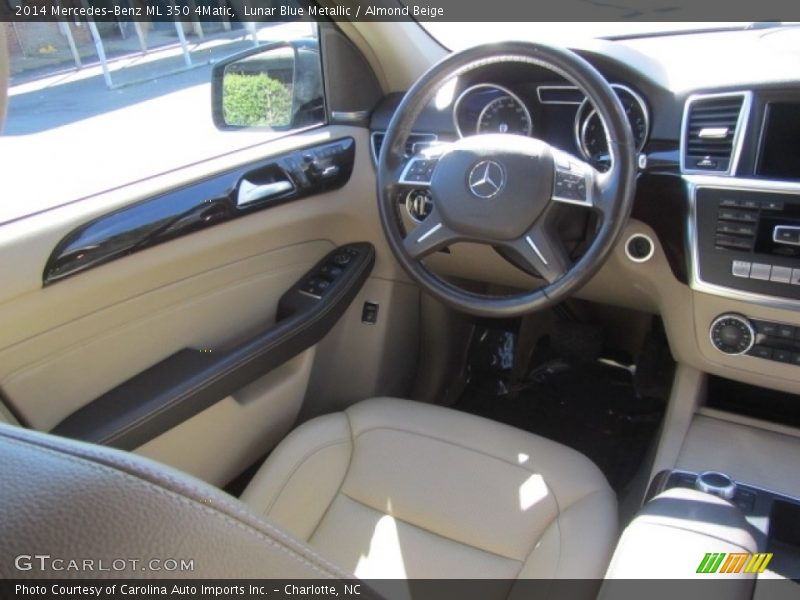 Lunar Blue Metallic / Almond Beige 2014 Mercedes-Benz ML 350 4Matic