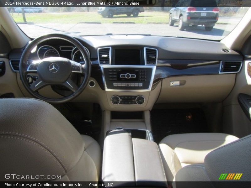 Lunar Blue Metallic / Almond Beige 2014 Mercedes-Benz ML 350 4Matic