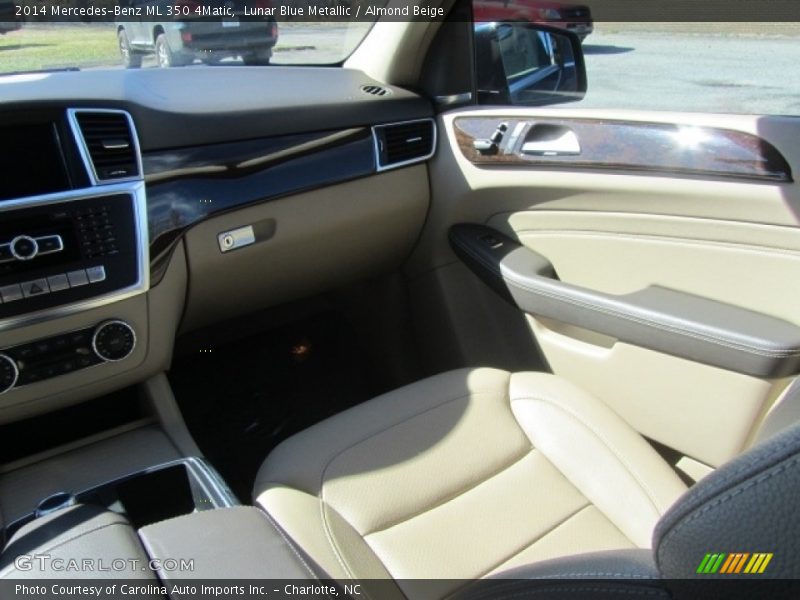 Lunar Blue Metallic / Almond Beige 2014 Mercedes-Benz ML 350 4Matic