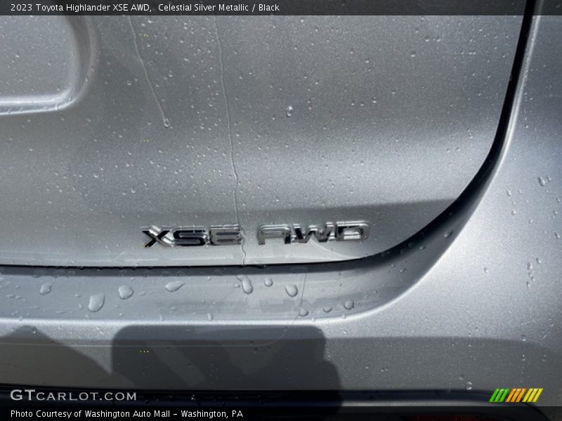 Celestial Silver Metallic / Black 2023 Toyota Highlander XSE AWD