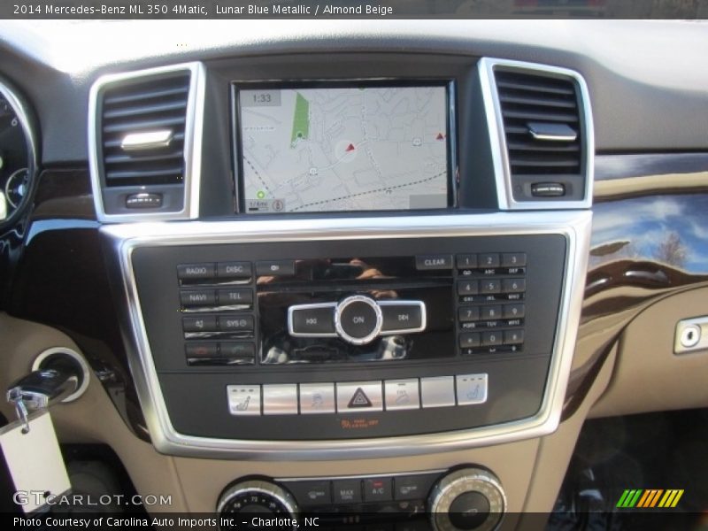 Lunar Blue Metallic / Almond Beige 2014 Mercedes-Benz ML 350 4Matic