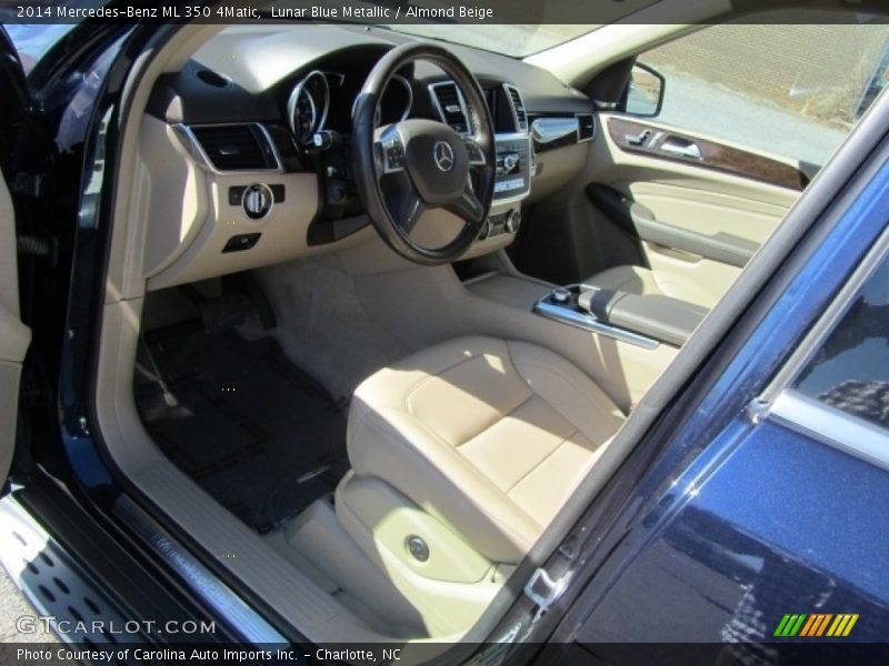 Lunar Blue Metallic / Almond Beige 2014 Mercedes-Benz ML 350 4Matic