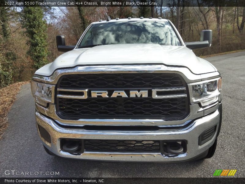 Bright White / Black/Diesel Gray 2022 Ram 5500 Tradesman Crew Cab 4x4 Chassis