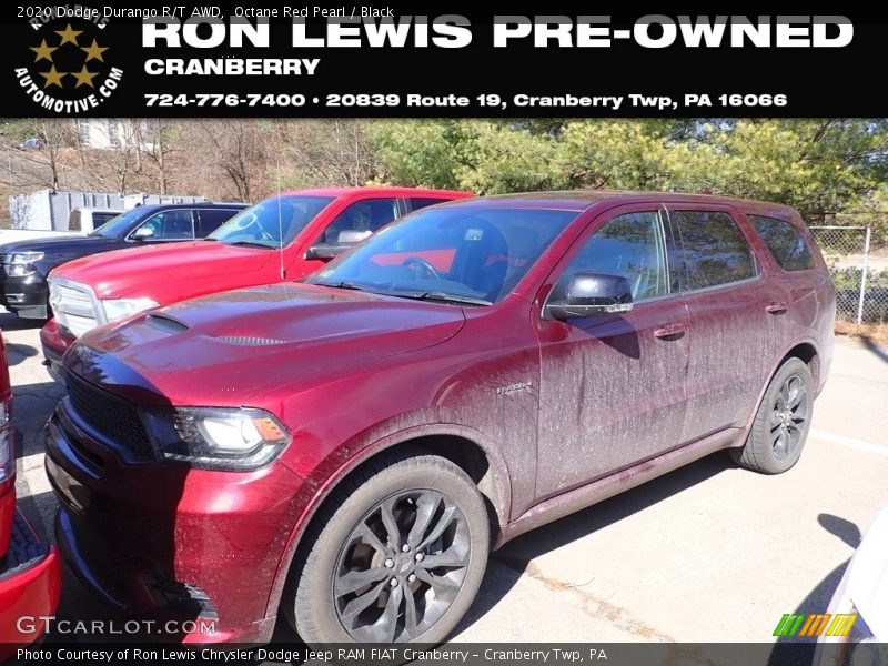 Octane Red Pearl / Black 2020 Dodge Durango R/T AWD