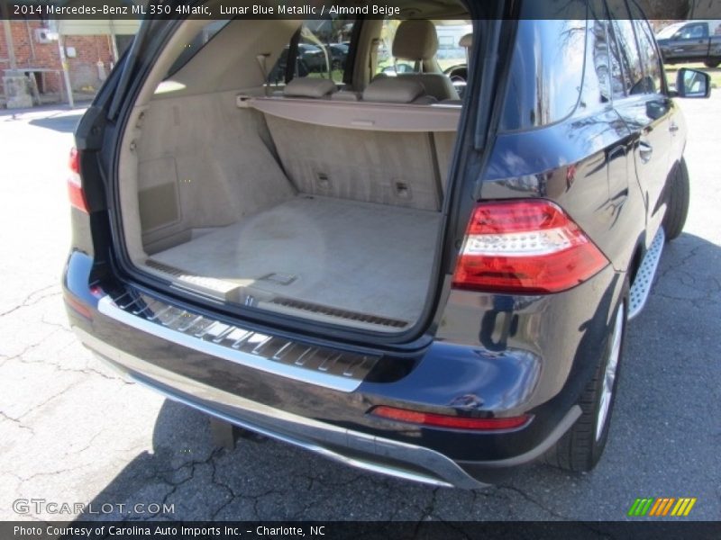 Lunar Blue Metallic / Almond Beige 2014 Mercedes-Benz ML 350 4Matic