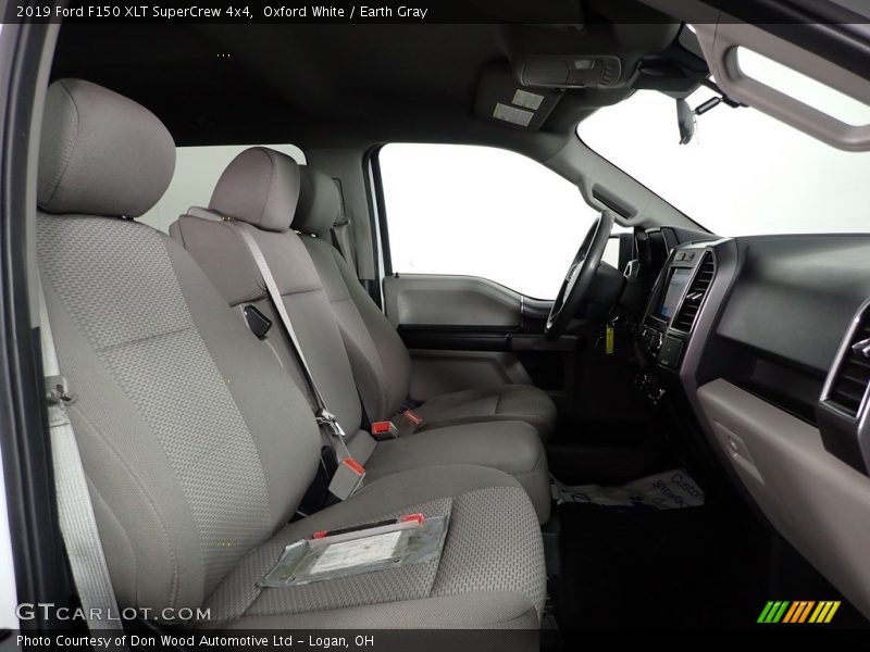 Oxford White / Earth Gray 2019 Ford F150 XLT SuperCrew 4x4