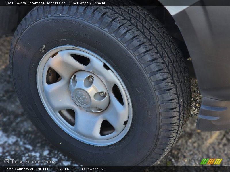 Super White / Cement 2021 Toyota Tacoma SR Access Cab