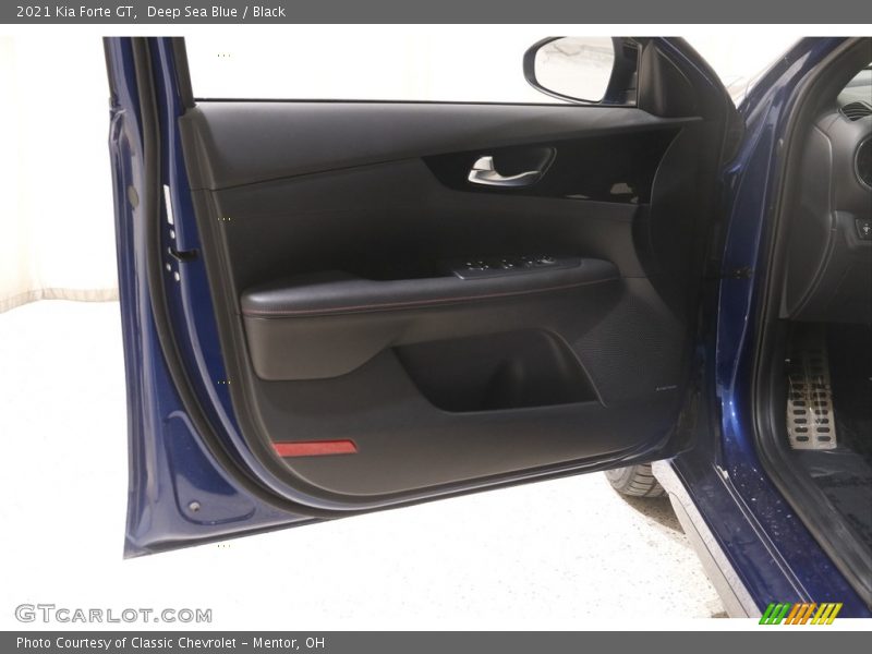 Deep Sea Blue / Black 2021 Kia Forte GT