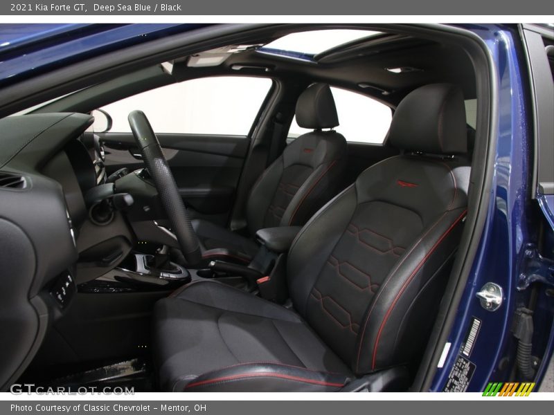 Deep Sea Blue / Black 2021 Kia Forte GT