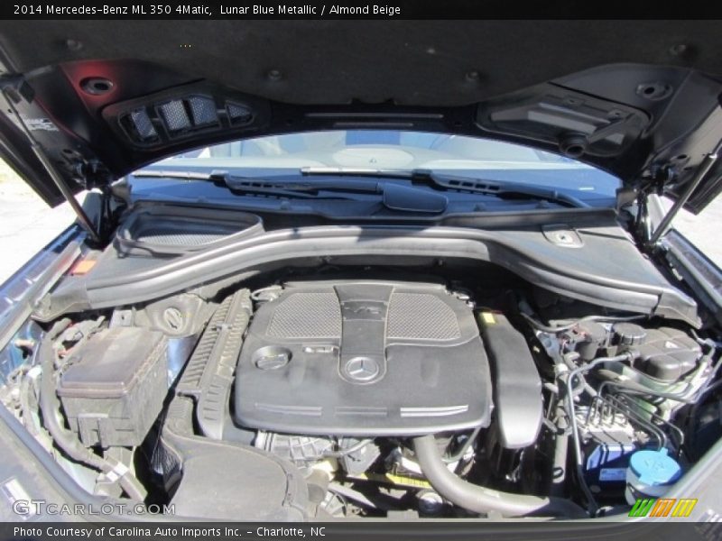Lunar Blue Metallic / Almond Beige 2014 Mercedes-Benz ML 350 4Matic