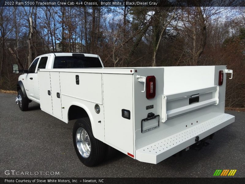 Bright White / Black/Diesel Gray 2022 Ram 5500 Tradesman Crew Cab 4x4 Chassis
