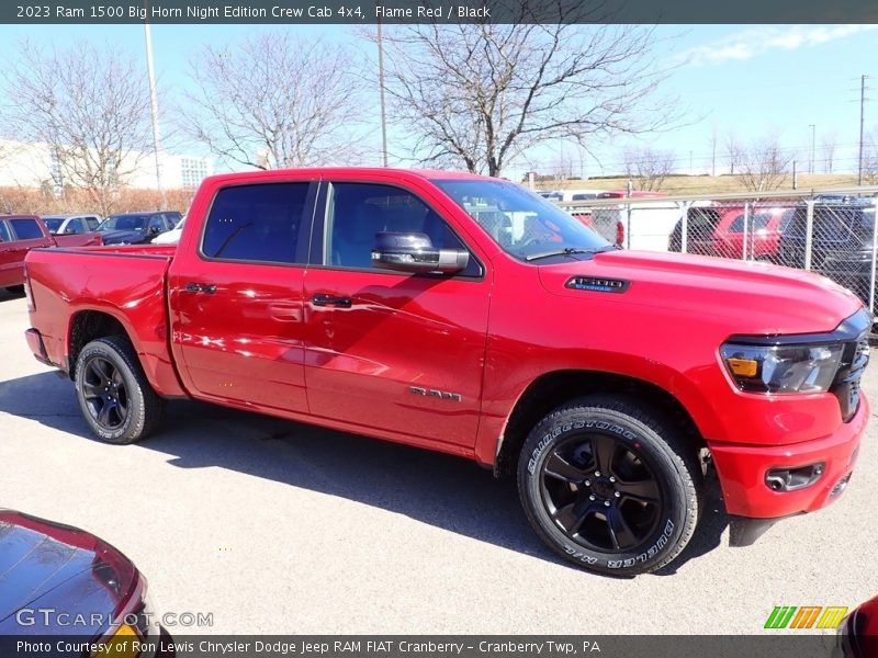 Front 3/4 View of 2023 1500 Big Horn Night Edition Crew Cab 4x4