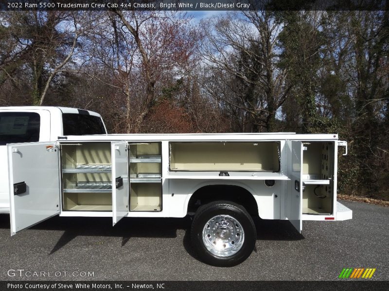 Bright White / Black/Diesel Gray 2022 Ram 5500 Tradesman Crew Cab 4x4 Chassis