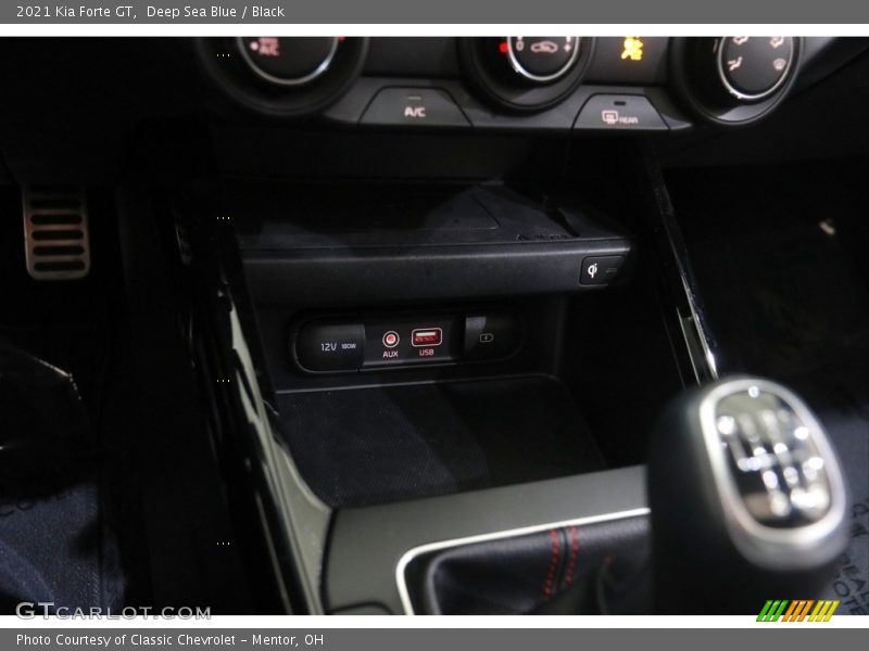 Deep Sea Blue / Black 2021 Kia Forte GT