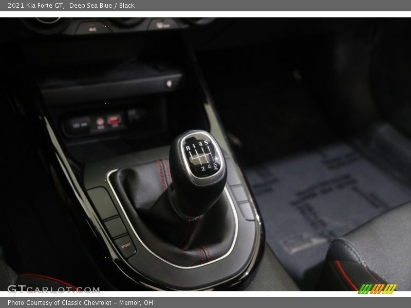 Deep Sea Blue / Black 2021 Kia Forte GT