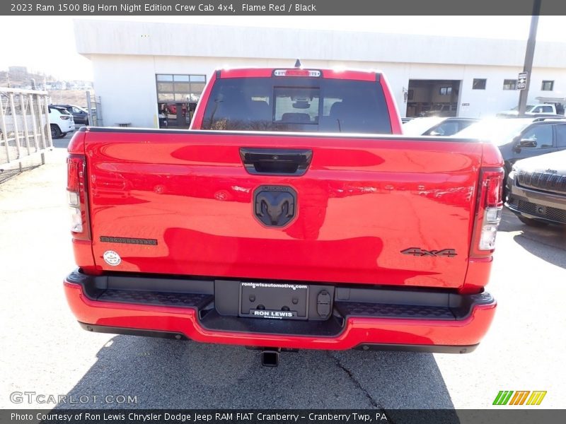 Flame Red / Black 2023 Ram 1500 Big Horn Night Edition Crew Cab 4x4