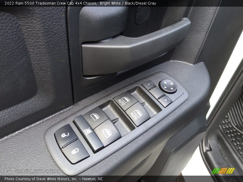 Bright White / Black/Diesel Gray 2022 Ram 5500 Tradesman Crew Cab 4x4 Chassis