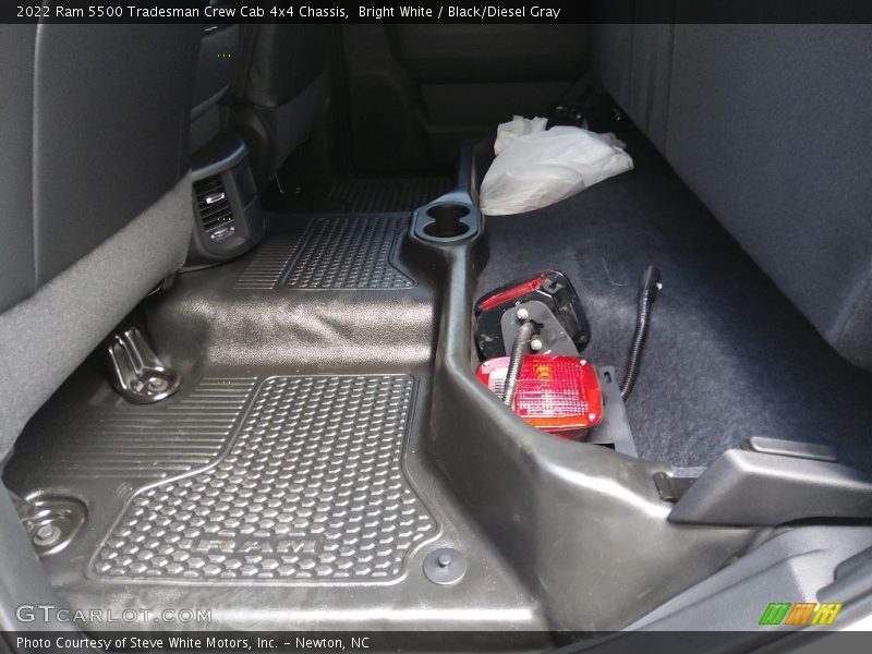 Bright White / Black/Diesel Gray 2022 Ram 5500 Tradesman Crew Cab 4x4 Chassis