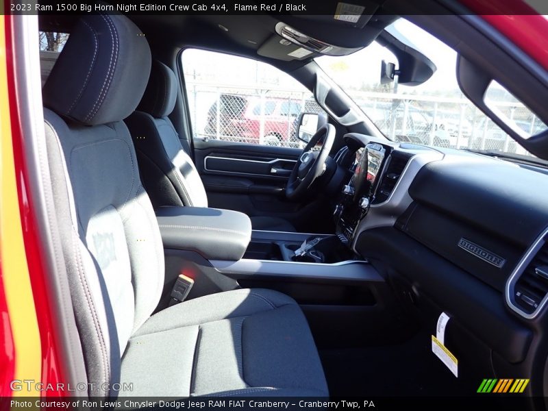 Flame Red / Black 2023 Ram 1500 Big Horn Night Edition Crew Cab 4x4