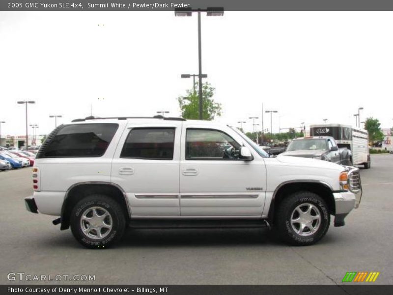 Summit White / Pewter/Dark Pewter 2005 GMC Yukon SLE 4x4