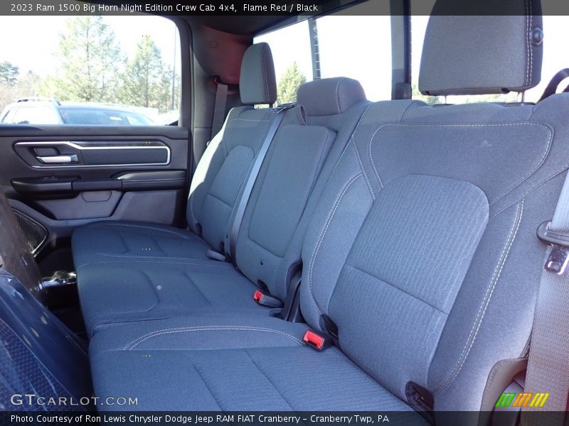 Flame Red / Black 2023 Ram 1500 Big Horn Night Edition Crew Cab 4x4
