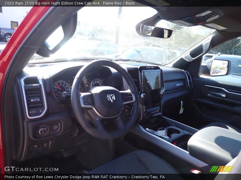 Flame Red / Black 2023 Ram 1500 Big Horn Night Edition Crew Cab 4x4