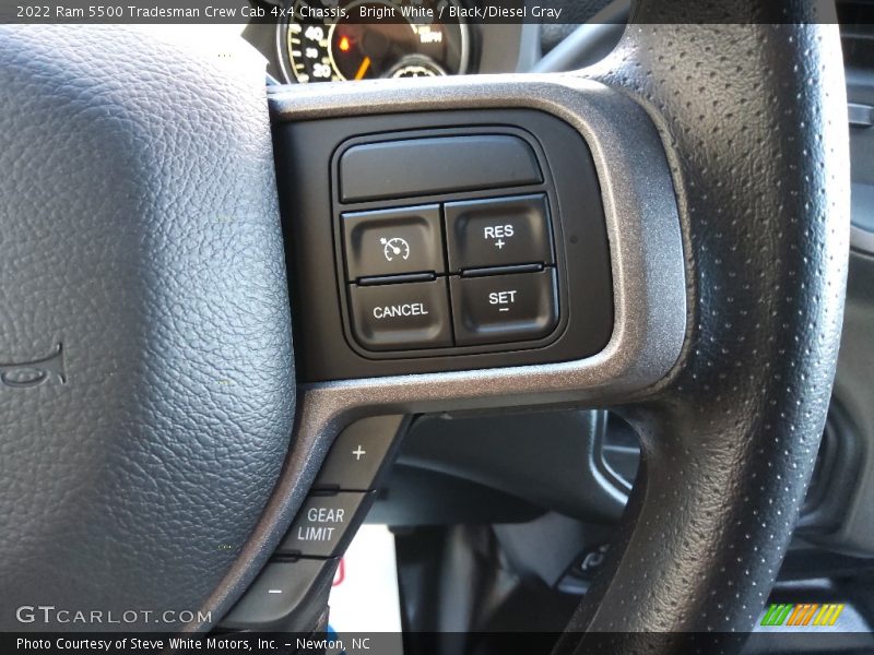 Bright White / Black/Diesel Gray 2022 Ram 5500 Tradesman Crew Cab 4x4 Chassis