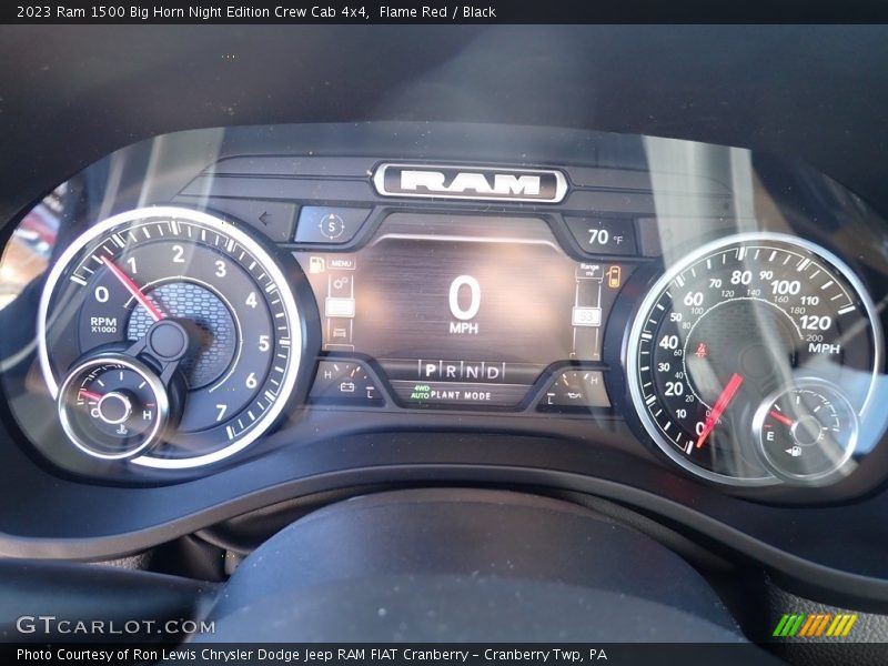 Flame Red / Black 2023 Ram 1500 Big Horn Night Edition Crew Cab 4x4
