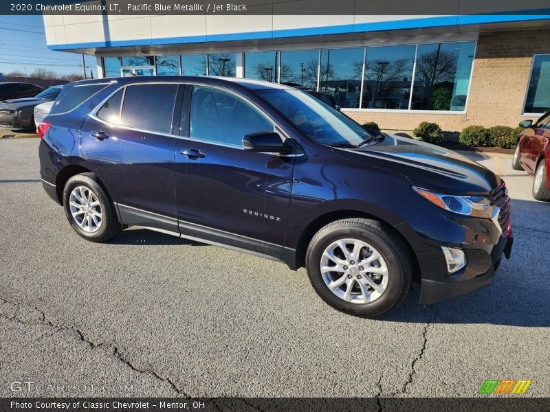 Pacific Blue Metallic / Jet Black 2020 Chevrolet Equinox LT