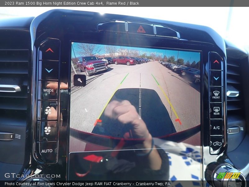Flame Red / Black 2023 Ram 1500 Big Horn Night Edition Crew Cab 4x4