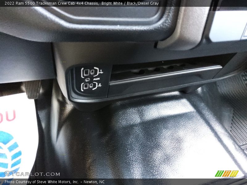 Bright White / Black/Diesel Gray 2022 Ram 5500 Tradesman Crew Cab 4x4 Chassis