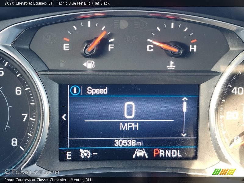 Pacific Blue Metallic / Jet Black 2020 Chevrolet Equinox LT