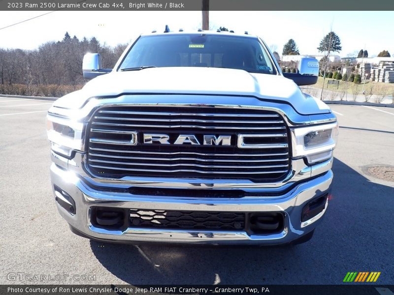 Bright White / Black 2023 Ram 2500 Laramie Crew Cab 4x4