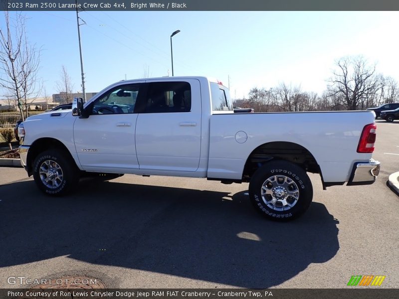 Bright White / Black 2023 Ram 2500 Laramie Crew Cab 4x4