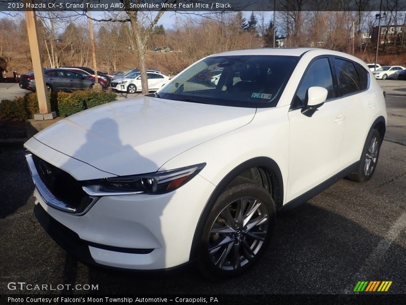 Snowflake White Pearl Mica / Black 2019 Mazda CX-5 Grand Touring AWD