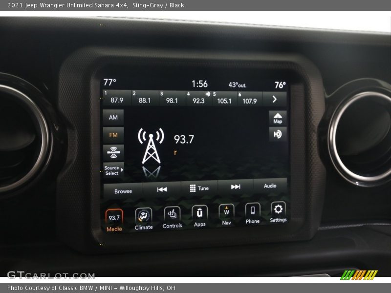 Sting-Gray / Black 2021 Jeep Wrangler Unlimited Sahara 4x4