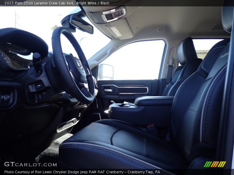 Bright White / Black 2023 Ram 2500 Laramie Crew Cab 4x4