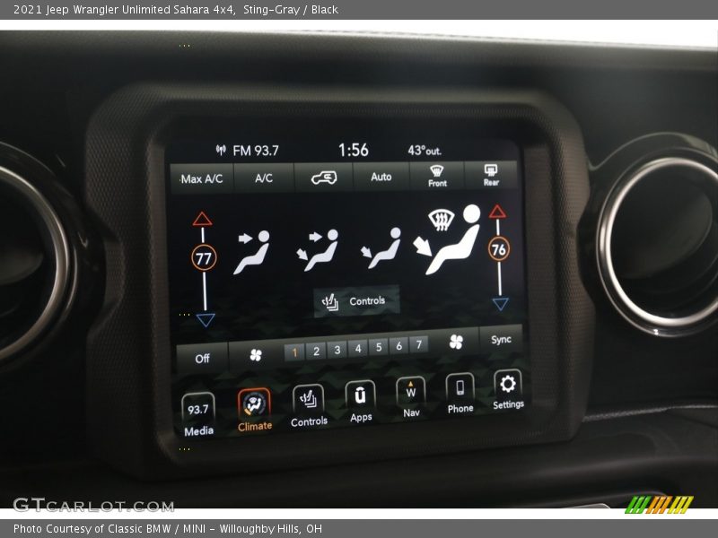 Sting-Gray / Black 2021 Jeep Wrangler Unlimited Sahara 4x4