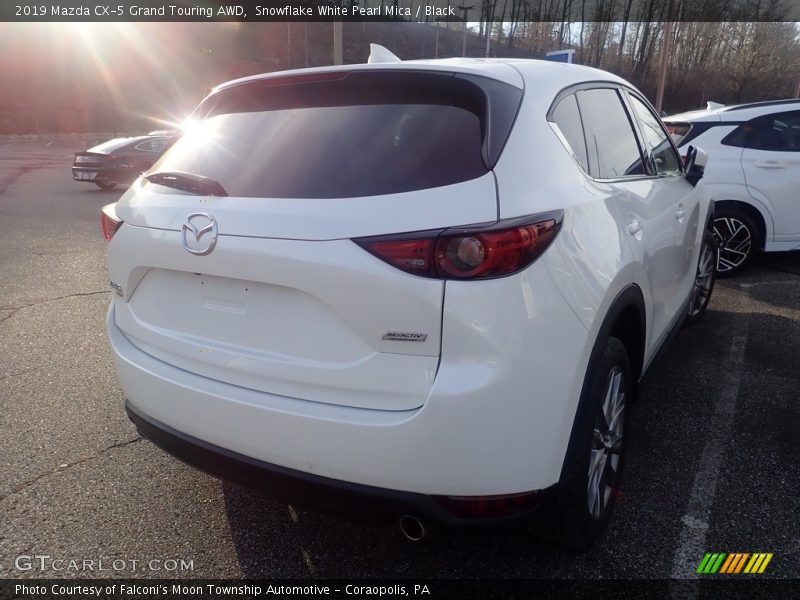 Snowflake White Pearl Mica / Black 2019 Mazda CX-5 Grand Touring AWD