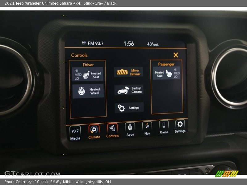 Sting-Gray / Black 2021 Jeep Wrangler Unlimited Sahara 4x4