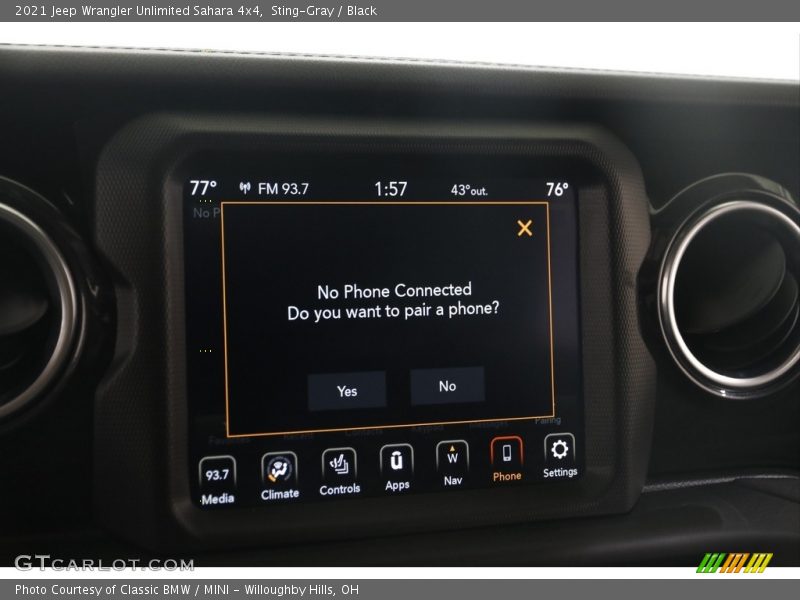 Sting-Gray / Black 2021 Jeep Wrangler Unlimited Sahara 4x4