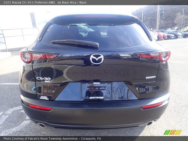 Jet Black Mica / Black 2023 Mazda CX-30 S Preferred AWD
