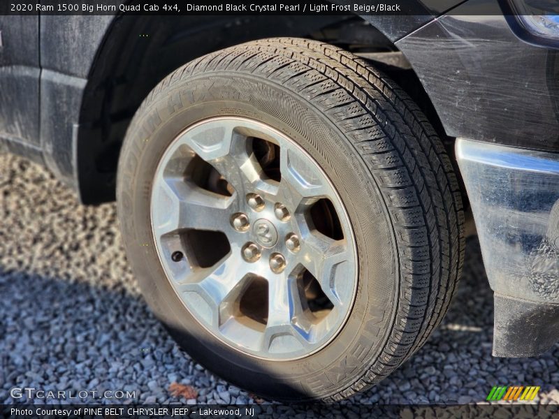 Diamond Black Crystal Pearl / Light Frost Beige/Black 2020 Ram 1500 Big Horn Quad Cab 4x4